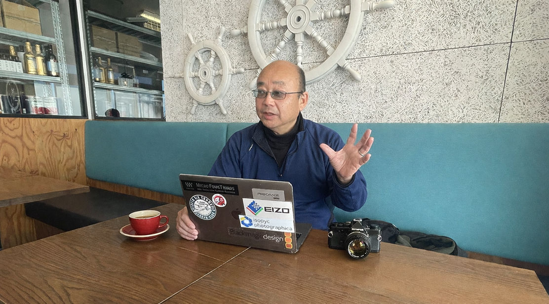 磯村写真館様取材風景